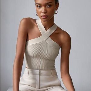 Aritzia - Lexicon Tank - Matte Pearl - S